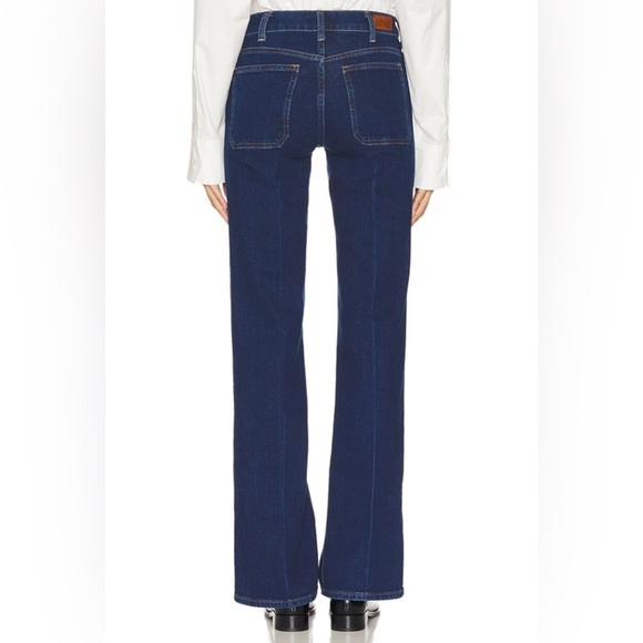 Polo Ralph Lauren Jenn Flare Denim Jeans in Dark Indigo Size 29 - Picture 2 of 14